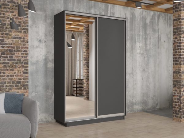 Grigio Wardrobe - 120 cm - Image 9
