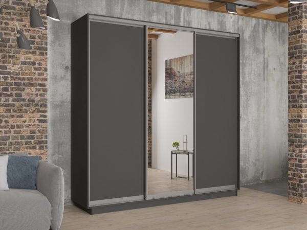 Grigio Wardrobe - 210 cm - Image 8