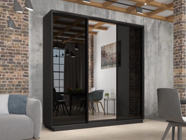 Grigio Wardrobe - 210 cm