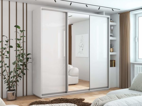 Bianko Wardrobe - 210 cm - Image 3