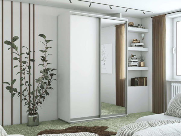 Bianko Wardrobe - 140 cm - Image 3